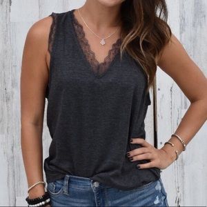 Lace tank